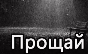 proschay Прощай